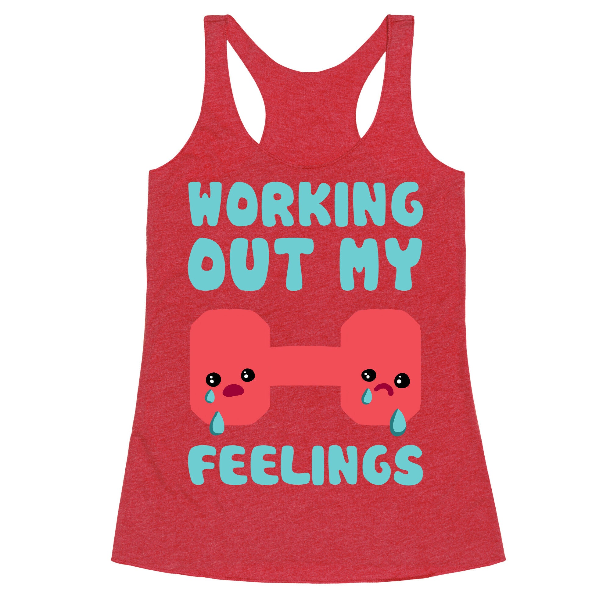 Working Out My Feelings Racerback Tank